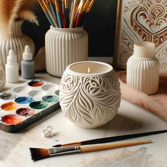 Unleashing Creativity with Ceramic Candle Holders: A Guide to Painting and Personalization