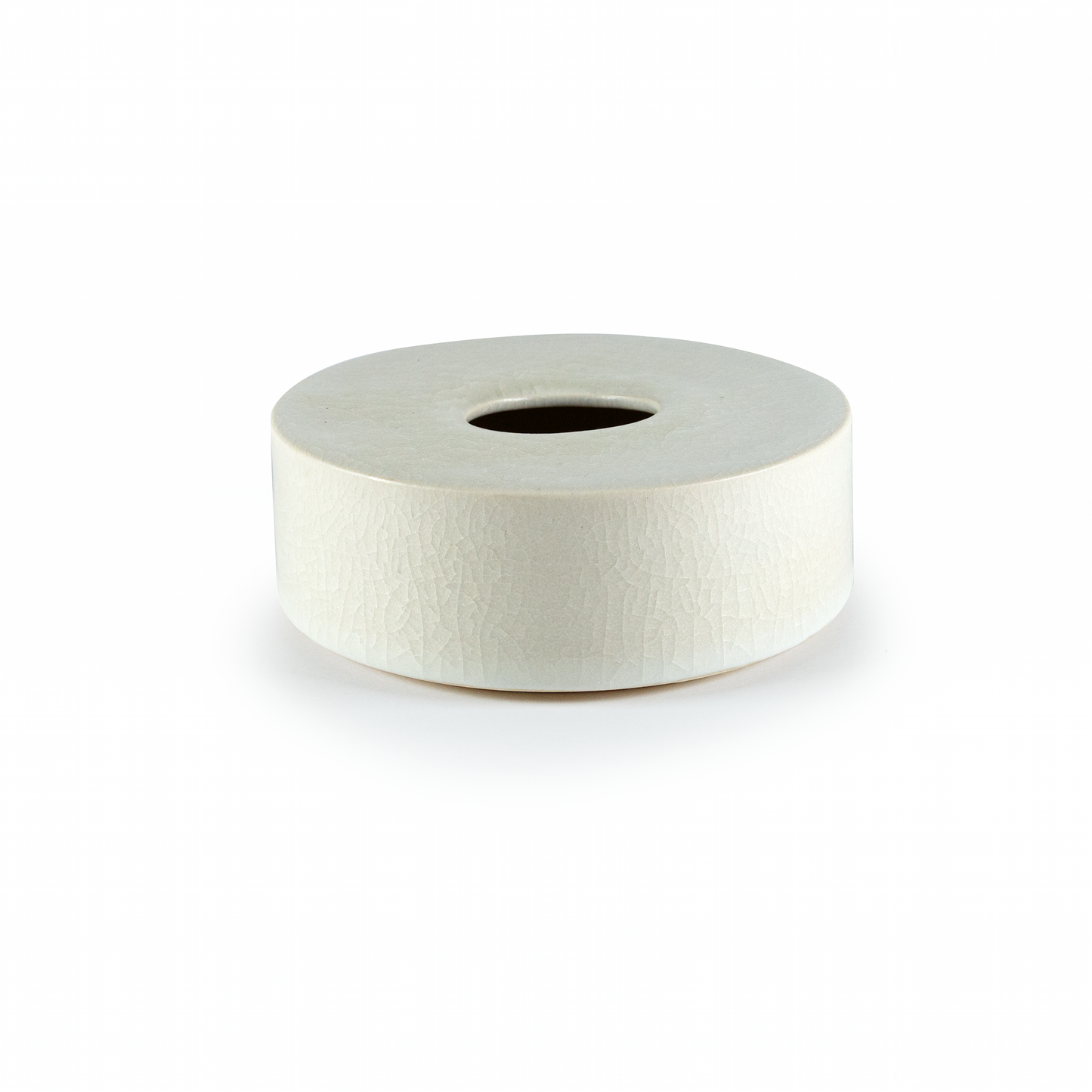 Ikebana Vase in White Quartz