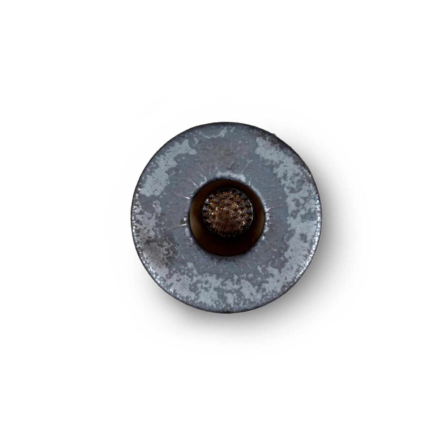 Small Silver Ore Ceramic Ikebana Vase