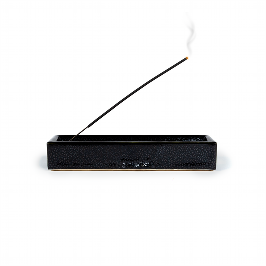 Volcanic Glass Ceramic Incense Holder