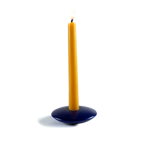 Cobalt Blue Ceramic Candle Holder