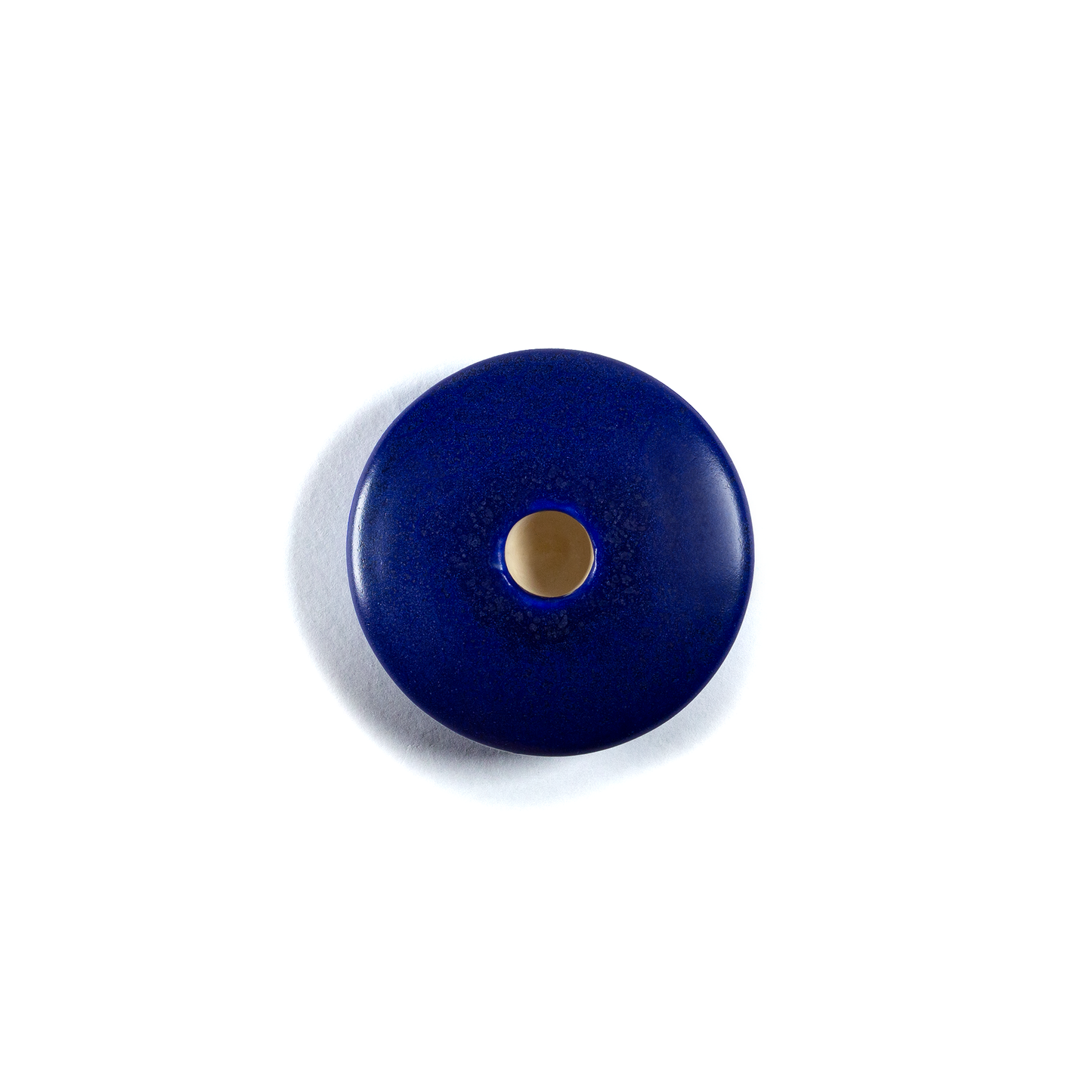 Cobalt Blue Ceramic Candle Holder