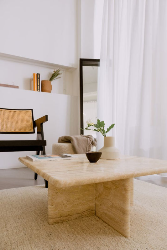 How To Find A Vintage Travertine Coffee Table