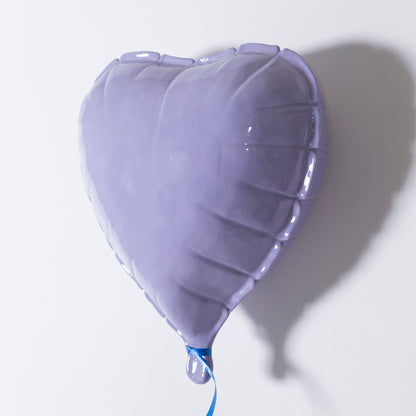 Balloon Sculpture - Lilac Heart Mini