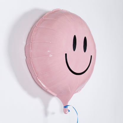Balloon Sculpture - Pink Smiley Face